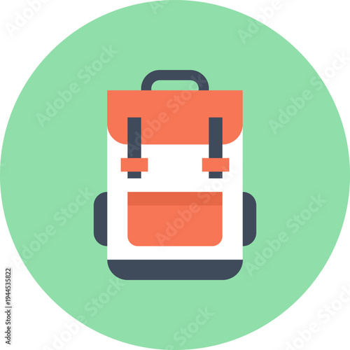 first class flat web icon concept