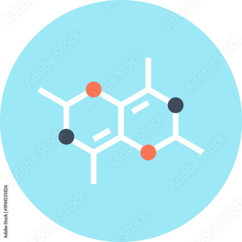 research flat web icon concept