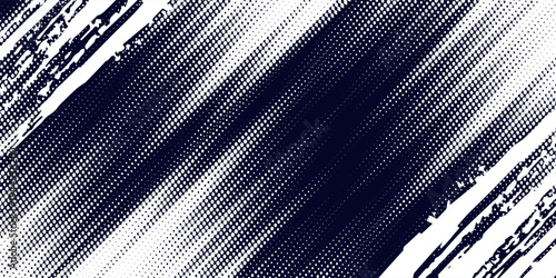 Abstract halftone dots blue color pattern gradient grunge texture background. element modern nice element old geometric good