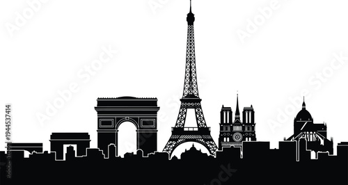 New York City skyline colorful illustration, famous NYC landmarks with Statue of Liberty skyscrapers and Brooklyn Bridge reflection, travel tourism vector