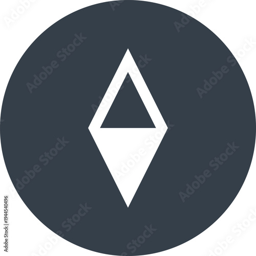Arrow flat web icon concept