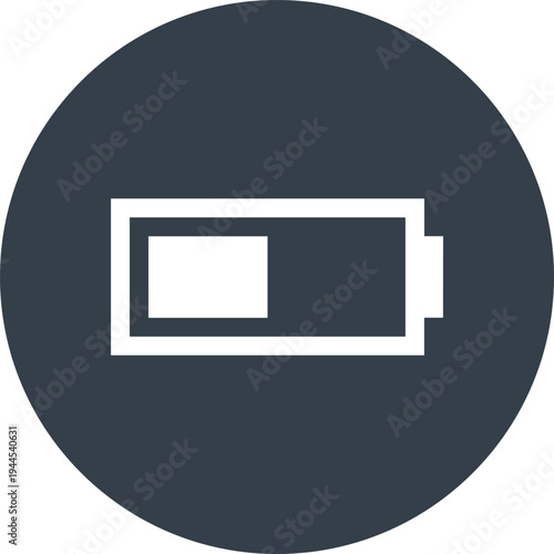 charge flat web icon concept