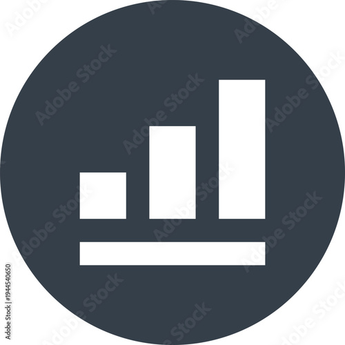 chart flat web icon concept