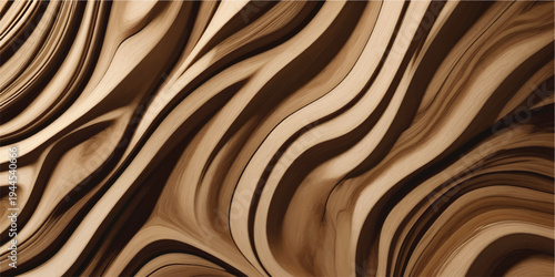 Wood Grain Texture Background Wood Texture Background Dark Brown Wood with Cream and Gold Flowing Swirl Pattern Luxury Wooden Surface for Wallpaper and Interior