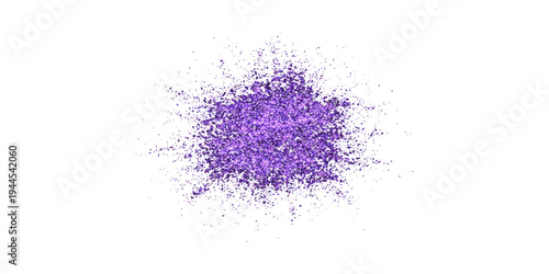 An elegant illustration of makeup brushes dusting purple powder over a winter nature design featuring pink flowers and snow on a clean white background