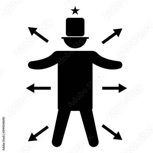 figure human silhouette avatar vector illustration design. Profit increase and decrease symbol.