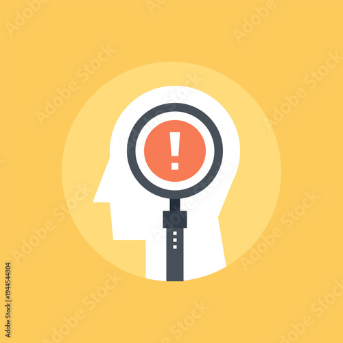 analytical thinking icon concept