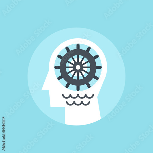 exploration icon concept