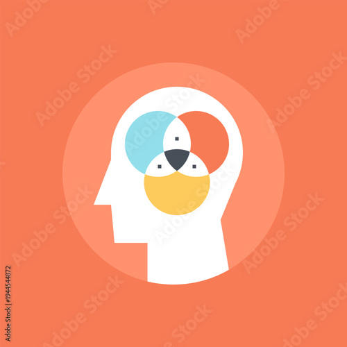 flexible mind icon concept