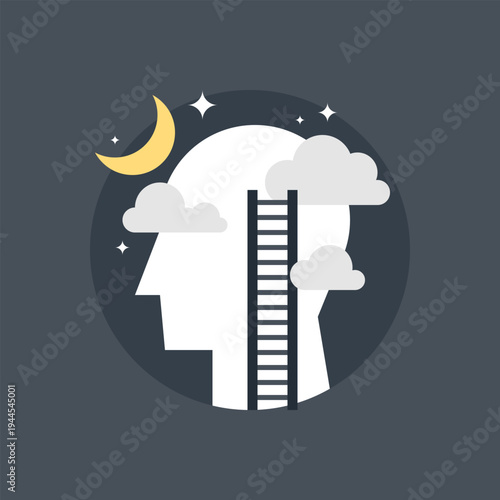 dreaming icon concept