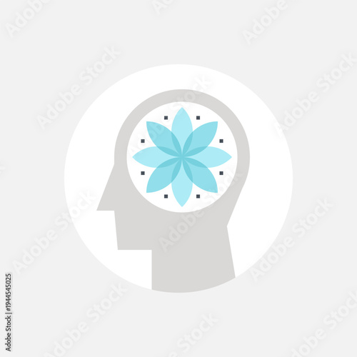 relaxation icon concept