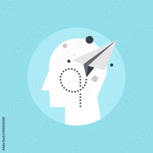 imagination icon concept