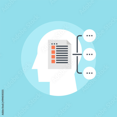 planning icon concept