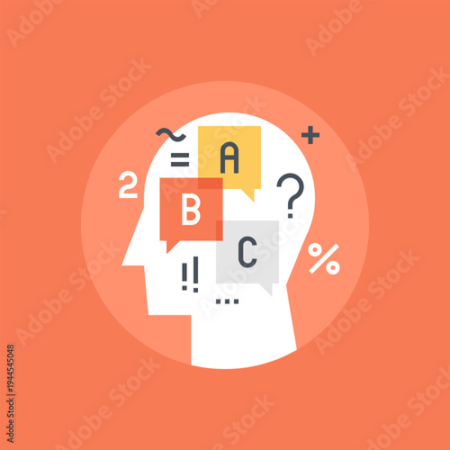 learning icon concept