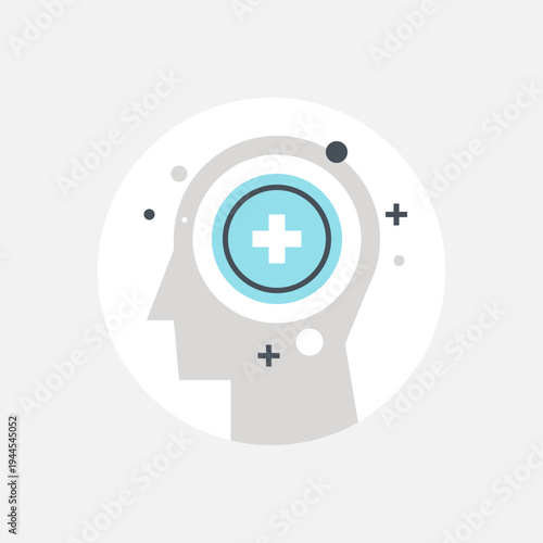 mental health icon concept