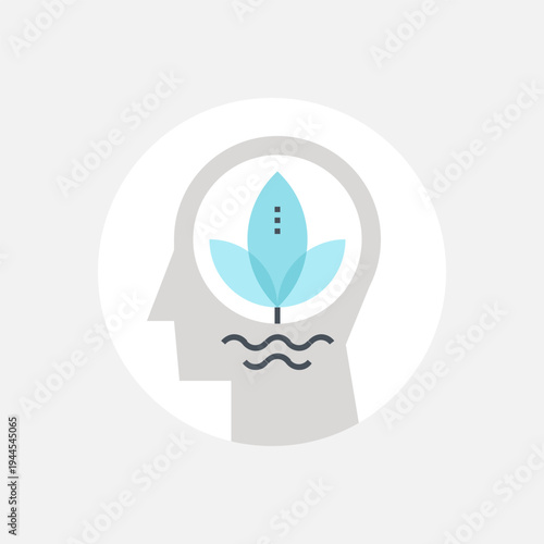 calmness icon concept