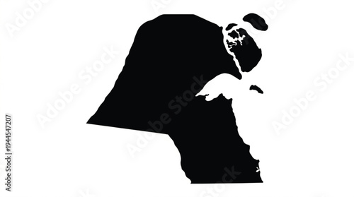 Minimalist Desert Sand Dune Landscape Silhouette Icon, High-Contrast Black Vector Symbol Isolated on White for Business, Travel, and Professional Graphic Design