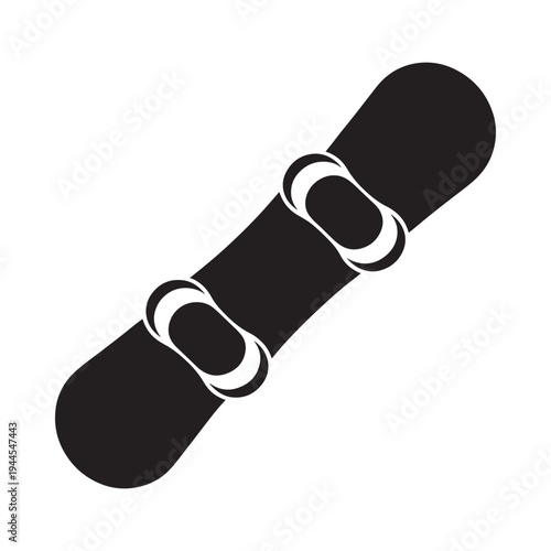 Black and white illustration of a pair of connected paper clips