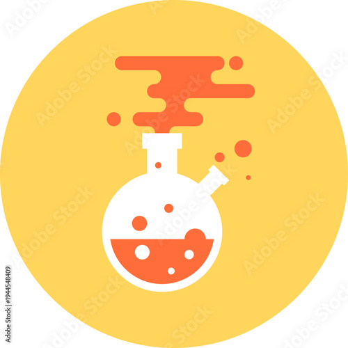 laboratory flat web icon concept