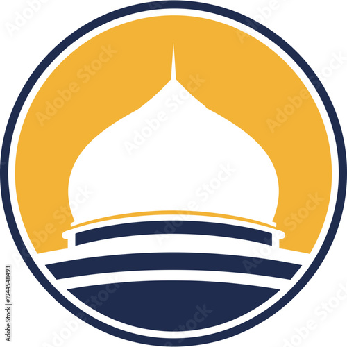 The dome architectural structure rises prominently in a stylized illustration.