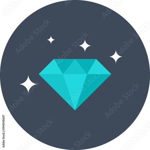 premium service flat web icon concept