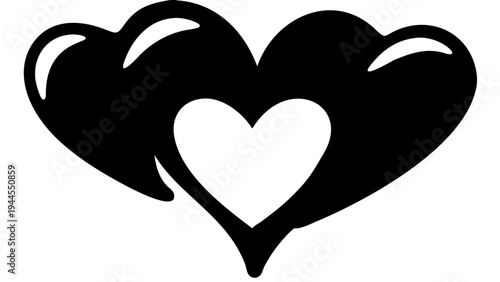 Valentine heart love vector