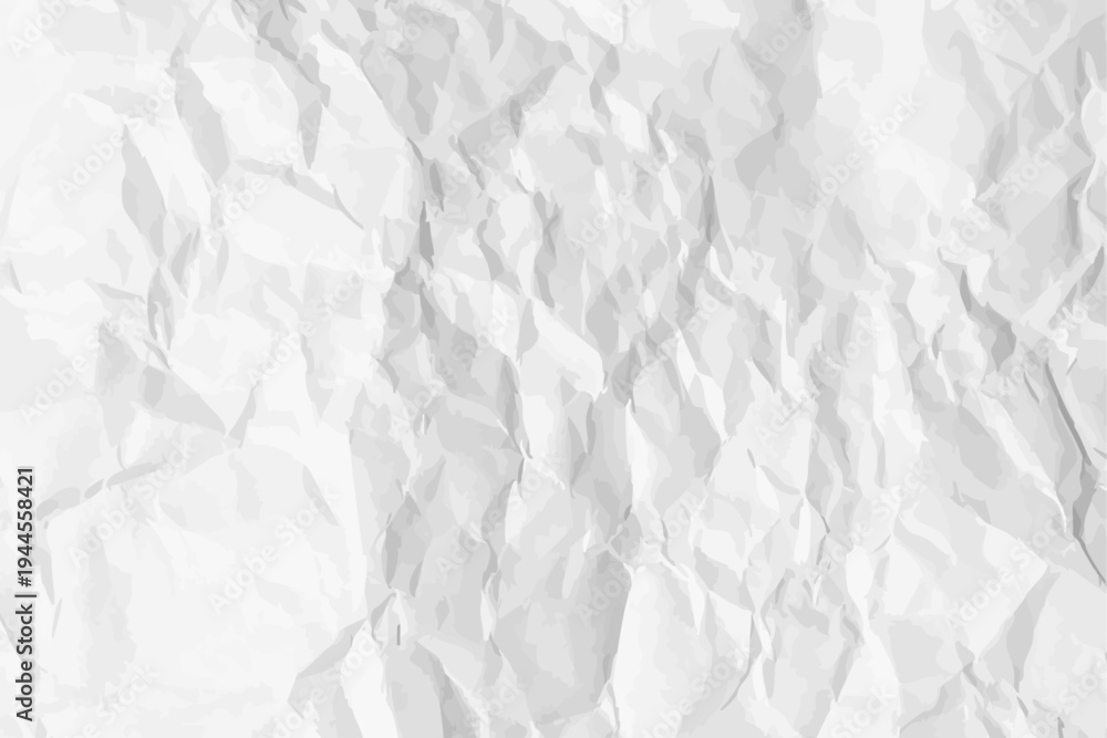 Obraz premium White clean crumpled paper