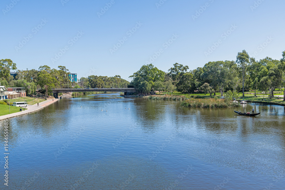 Fototapeta premium The Torrens River, Adelaide, South Australia, Australia