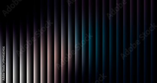 Fotografía Dégradé effet fractal glass