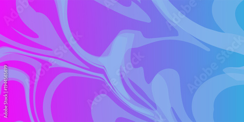 Cuadro en lienzo Abstract blue and pink gradient geometric background