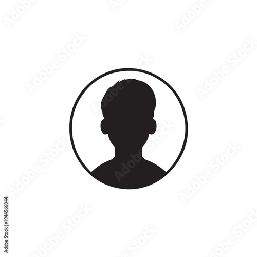 User profile avatar icon vector editable EPS