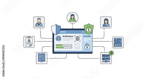 A senior male doctor wearing a white lab coat and stethoscope, looking at a tablet computer while sitting on a couch.