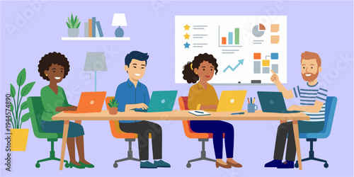 business people in a cafe