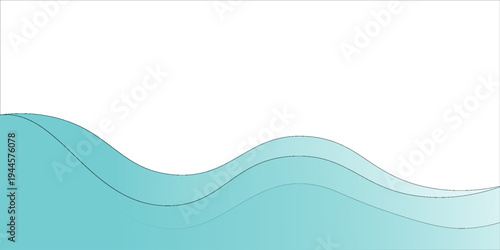 Refreshing shimmering water abstract background frame vector illustration material