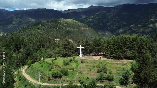 Vista Aérea del mirador de Abancay, Perú