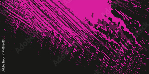Abstract dynamic pink grunge brush arts. Grunge pink in black background. Texture pink grunge eps10