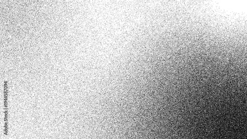 Vector Abstract grainy texture creating a gradient of monochrome shades, from light to dark, evoking a sense of depth and visual intrigue.