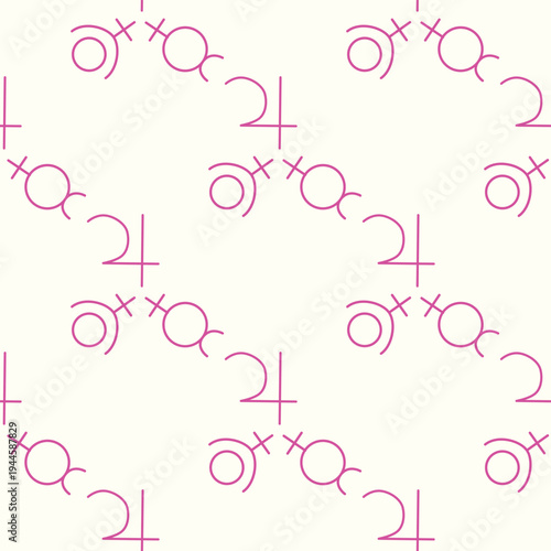 Silhouettes Magic symbols seamless pattern, with magical elements such as snake, eye, tarot cards, hand, skull, potion, moon, butterfly, mushrooms, stars. Witchcraft theme symbols and elements.