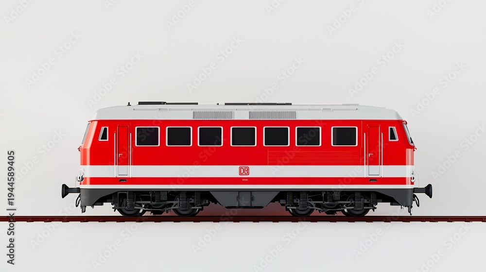 Fototapeta premium High-speed rail front, sharp details, low angle, white seamless, motion blurred wheels