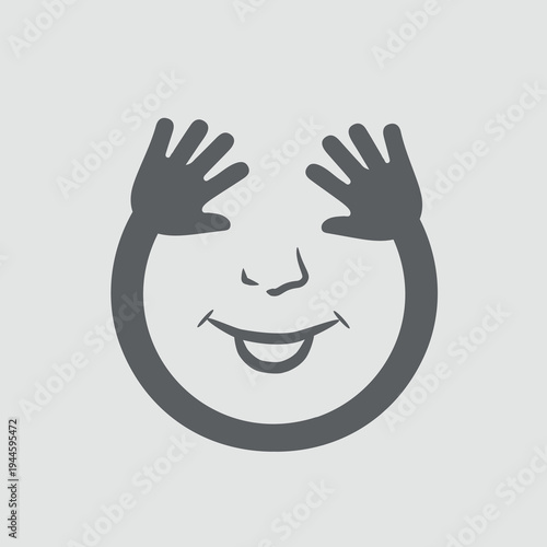 Cover your eyes with your hands and play hide-and-seek
