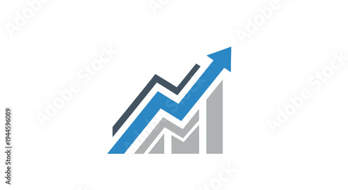 Increasing Graph Arrow Chart Growth.