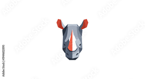 Motorcycle Helmet with Orange Accents.