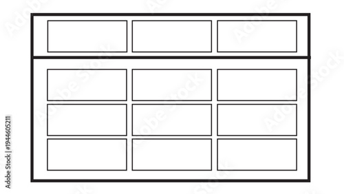 Multi section content grid template for corporate websites business directories and service listing platforms