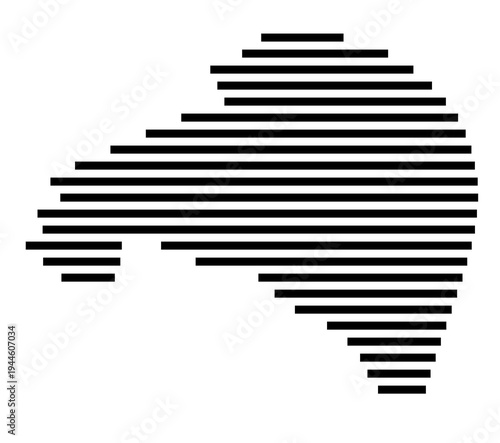 Photos Symbol Map of the city Oppenheim (Rheinland-Pfalz, Germany) showing the area of