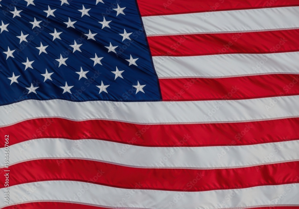 Obraz premium American flag waving, united states flag