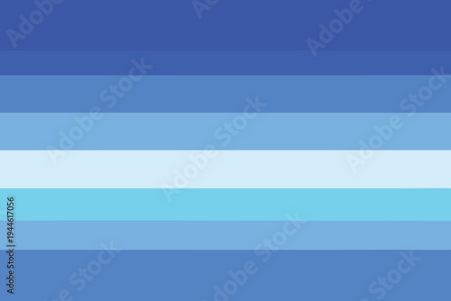 Blue Tones Horizontal Stripes Background Abstract Minimalist