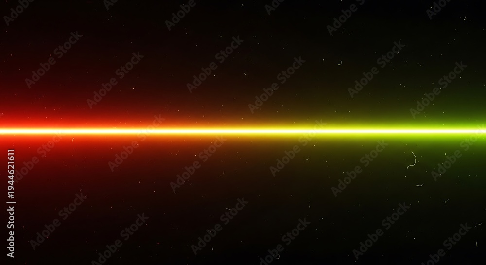 Fototapeta premium Cosmic light beam piercing through the starry void of space