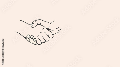 Handshake illustration