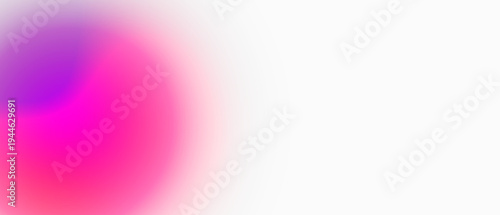 Tableau sur toile Soft magenta and purple blurry light spot with gradient glow on a transparent background
