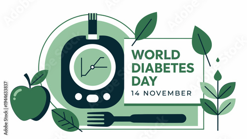 World Diabetes Day Vector Concept vector illustration